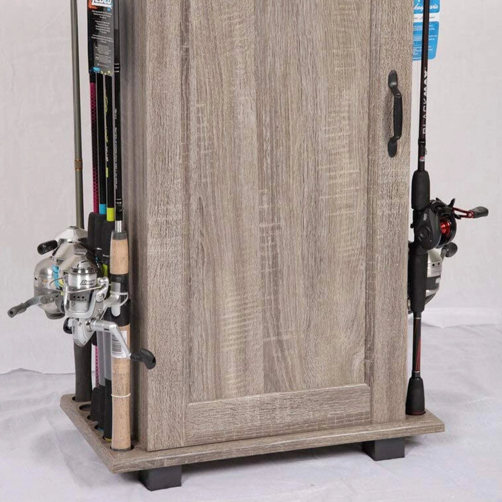 Fishing Storage Rod Holder with Cabinet B12561