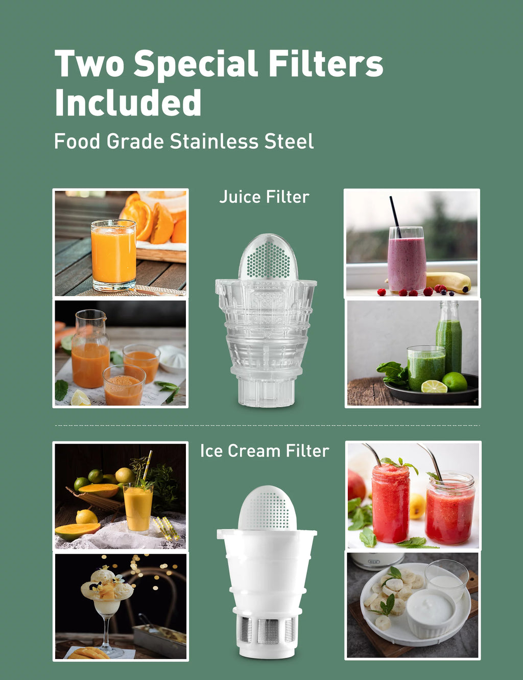Slow Masticating Cold Press Juicer T854742