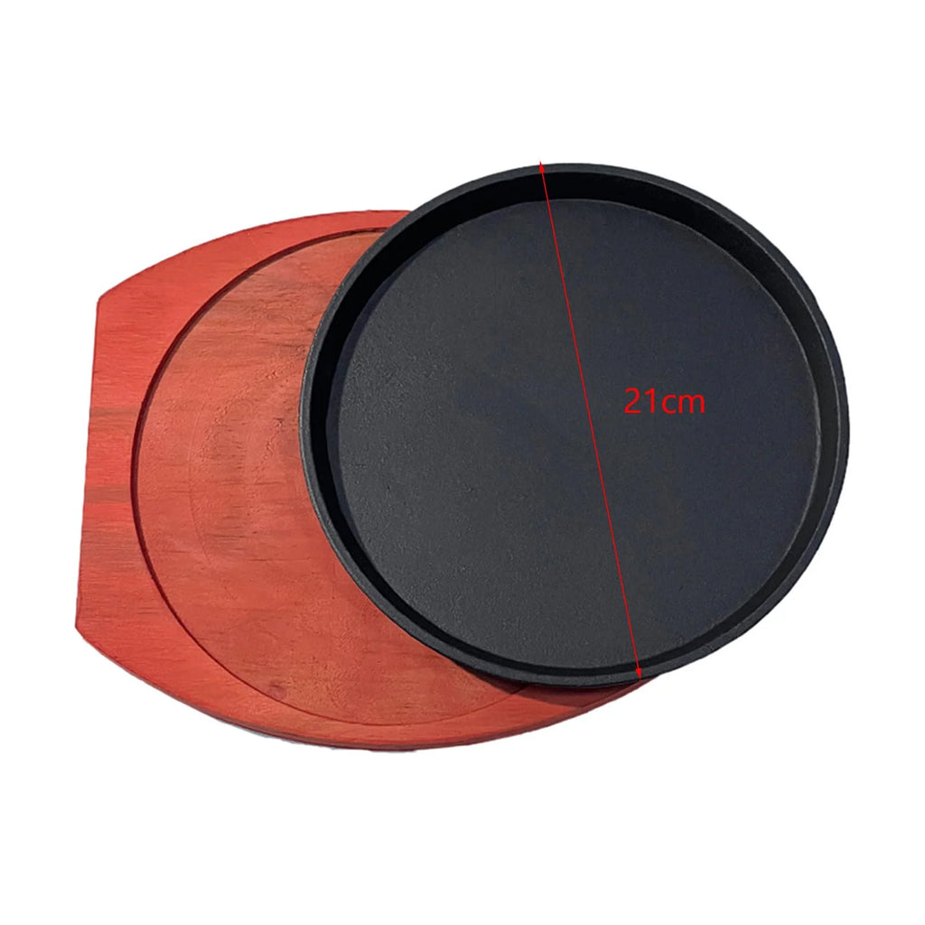 Round Cast Plate Skillet Griddle Q83406
