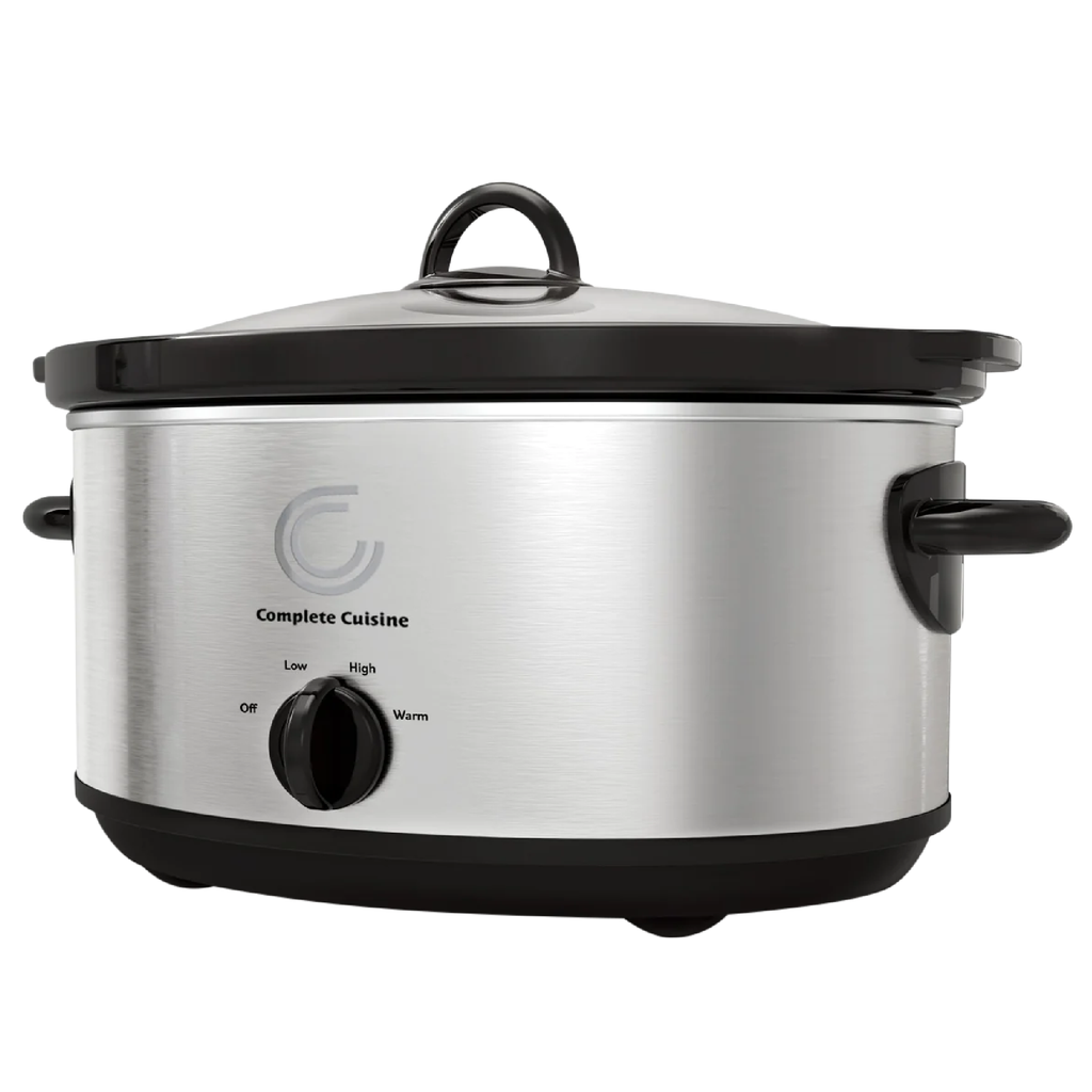 7-Quart Oval Stainless-Steel Slow Cooker G95643