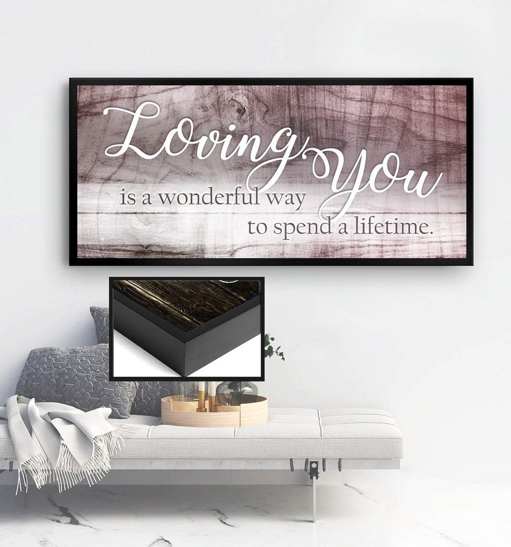Brown Bronze Wood Framed Canvas Wall Decor G217