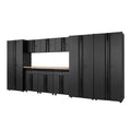 10-Piece Welded Steel Garage Storage System in Black A6725
