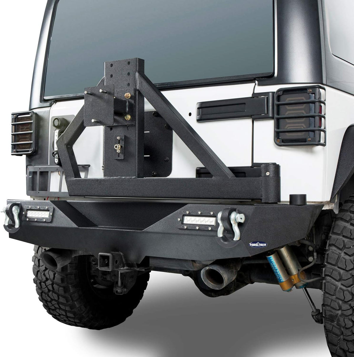 Steel Front and Rear Bumper with Tire Carrier W118093