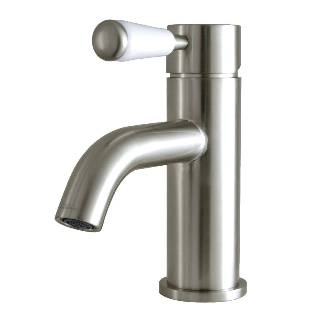 Matte Black Single Hole Bathroom Faucet with Drain Assembly K927553