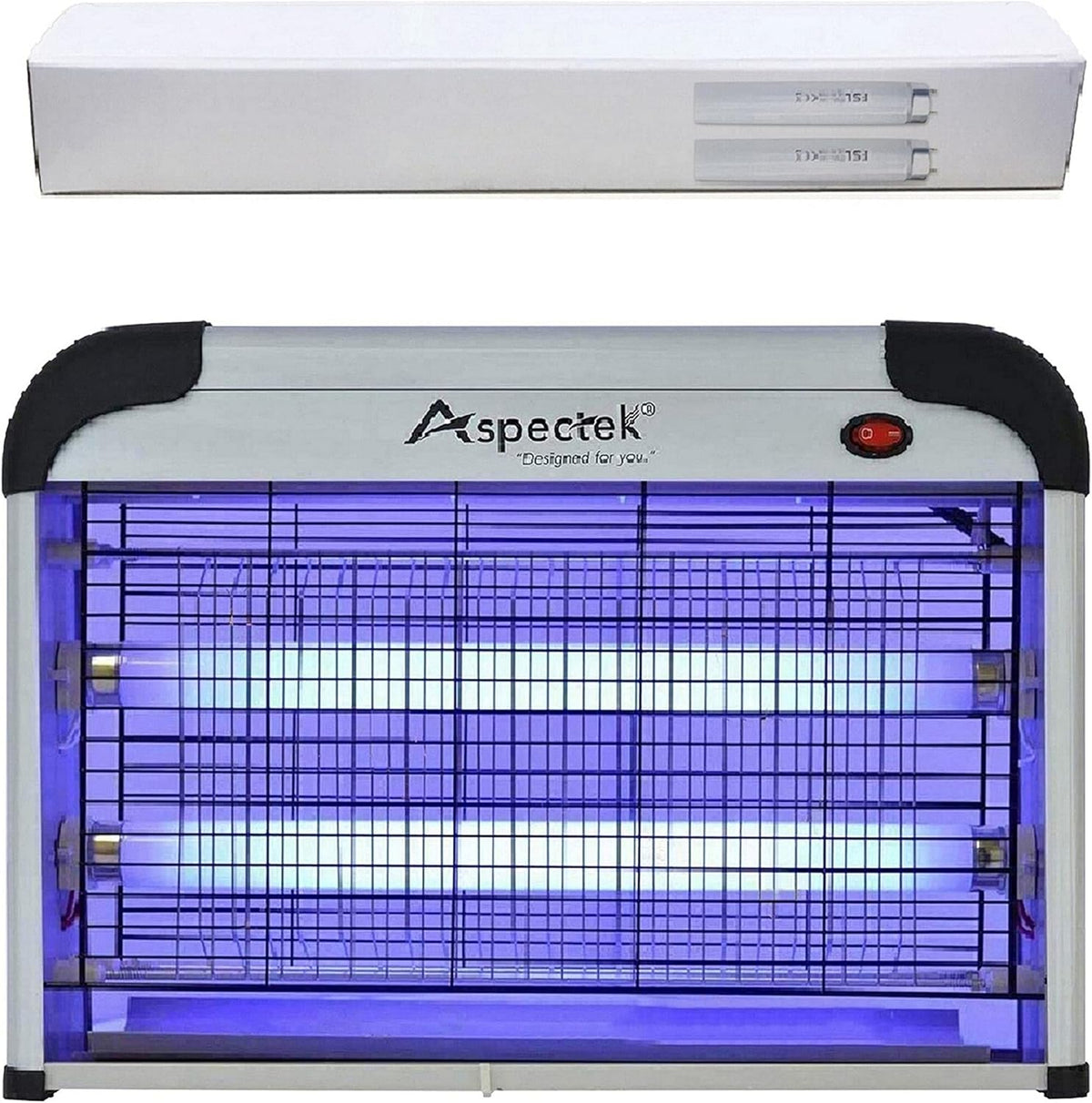 20W Bug Zapper Insect Fly Killer Indoor Black Pack of 2 M690863