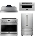 36 Gas Range, Range Hood, Refrigerator and Microwave T169780