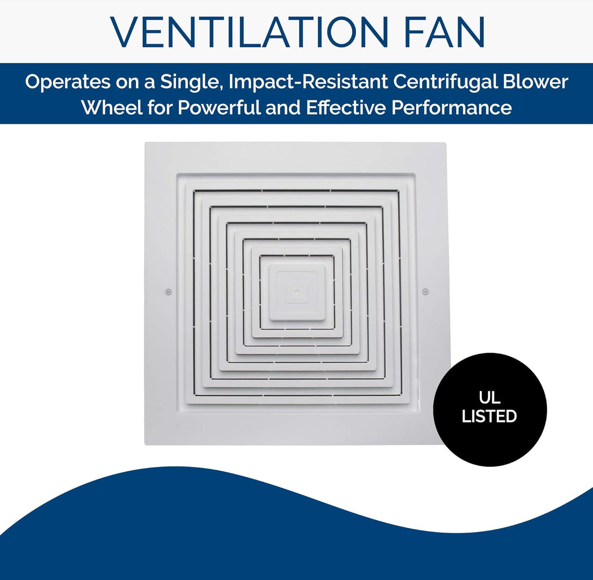 White 308 CFM 120V Commercial Exhaust Fan L75827