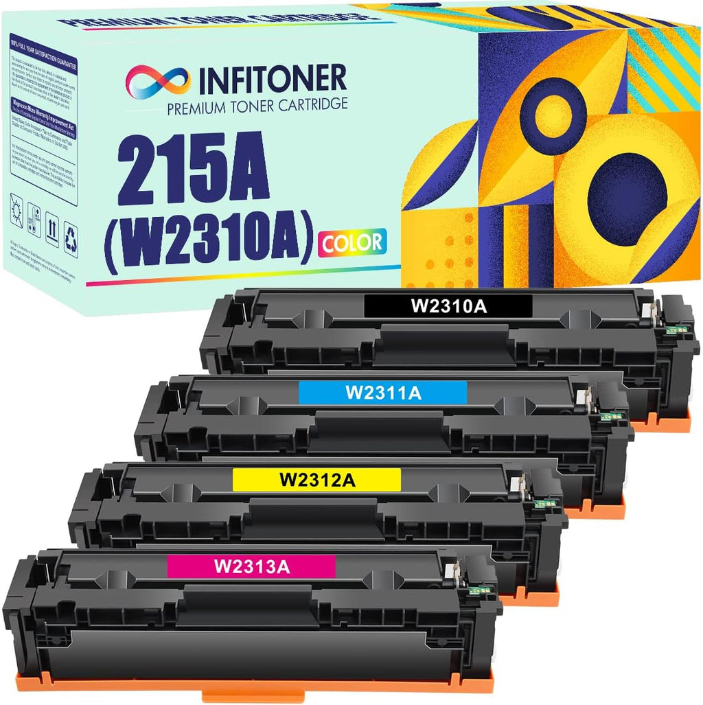 4-Pack Black Cyan Yellow Magenta Toner Cartridge X609