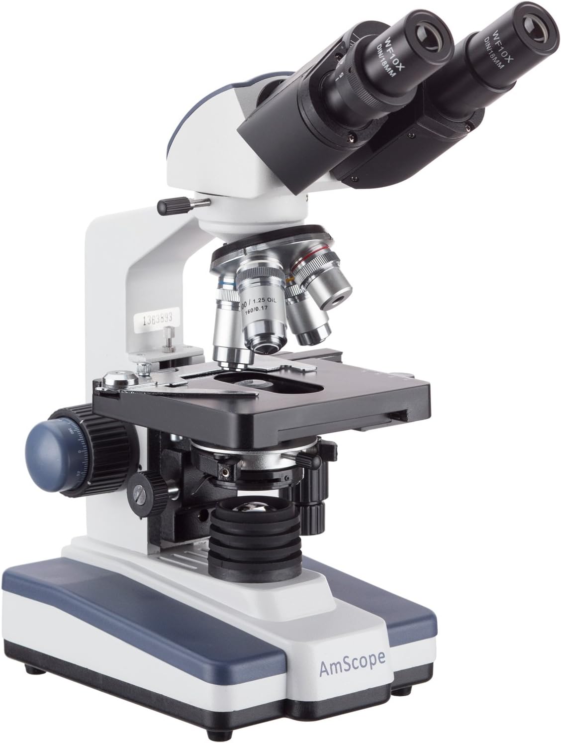 40X-2500X LED Binocular Compound Microscope with 10MP USB3 Camera A5402