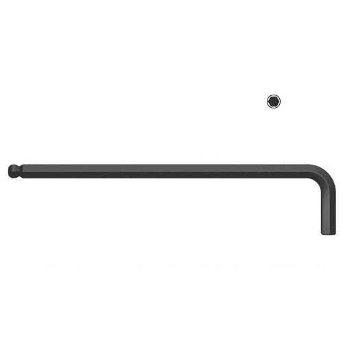 Black Oxidised Hexagonal Ball End L-keys Z97039