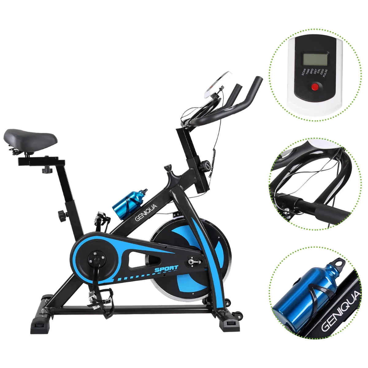 Black Indoor Exercise Bike K313