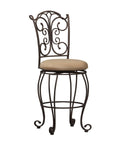 Brown Black Counter Stool Y228