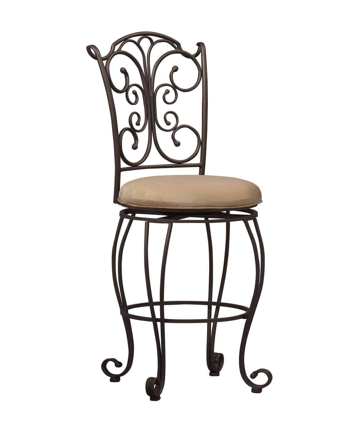 Brown Black Counter Stool Y228