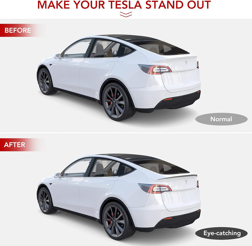Matte Carbon Fiber Trunk Wing Spoiler N984