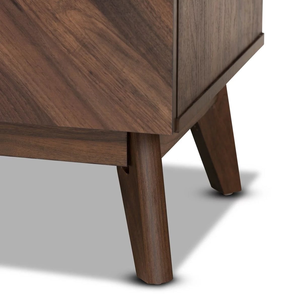 Walnut Brown Wood 5-Drawer Storage Chest H3365