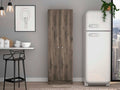 Dark Brown & Black Double Door Cabinet X3529