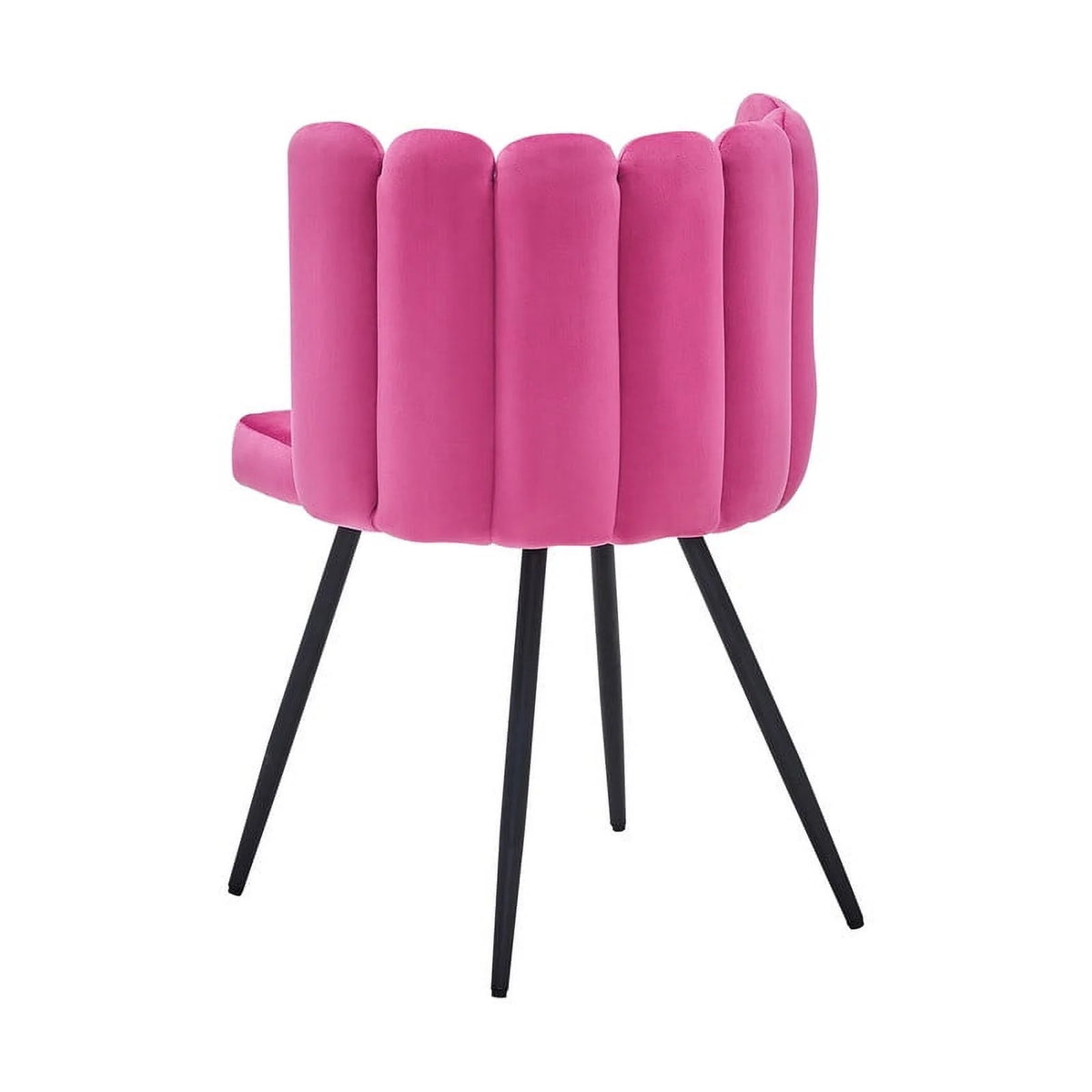 Dark Pink Velvet Accent Chair H709
