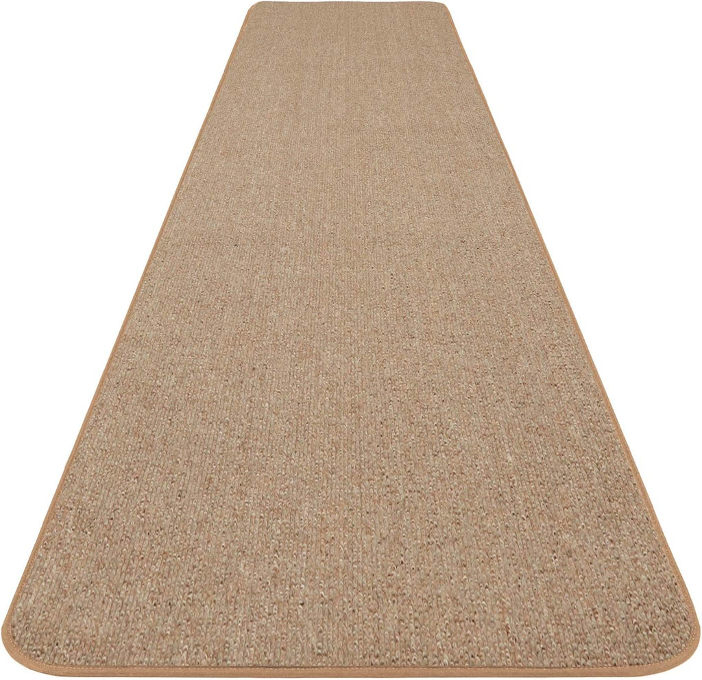 Pebble Beige 6 Feet X 36 Inches Skid-Resistant Carpet Runner V7441