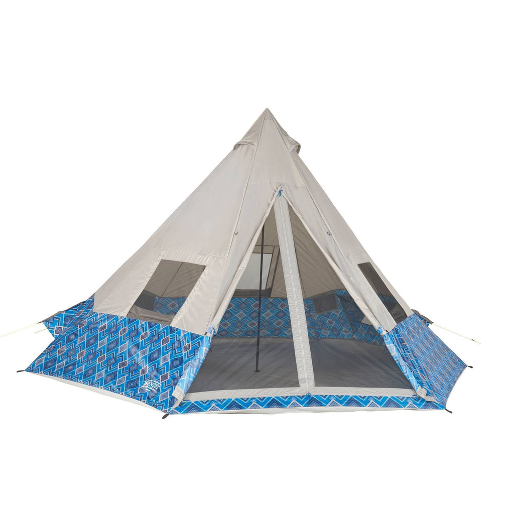 8 Person Teepee Tent, Blue P425