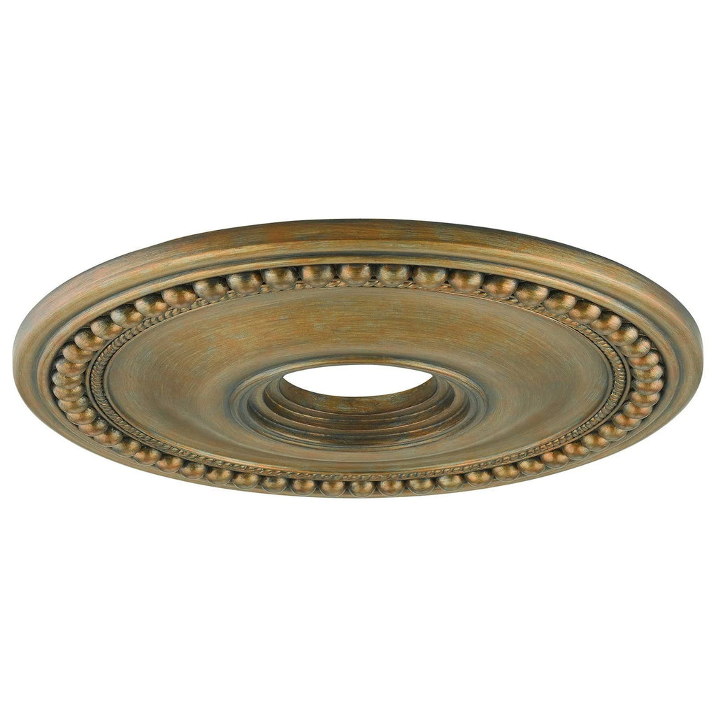 Antique Silver Ceiling Medallion I749