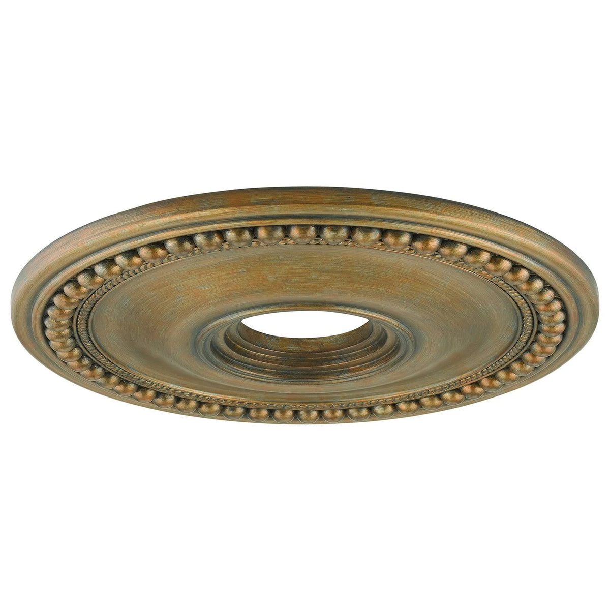 Antique Silver Ceiling Medallion I749
