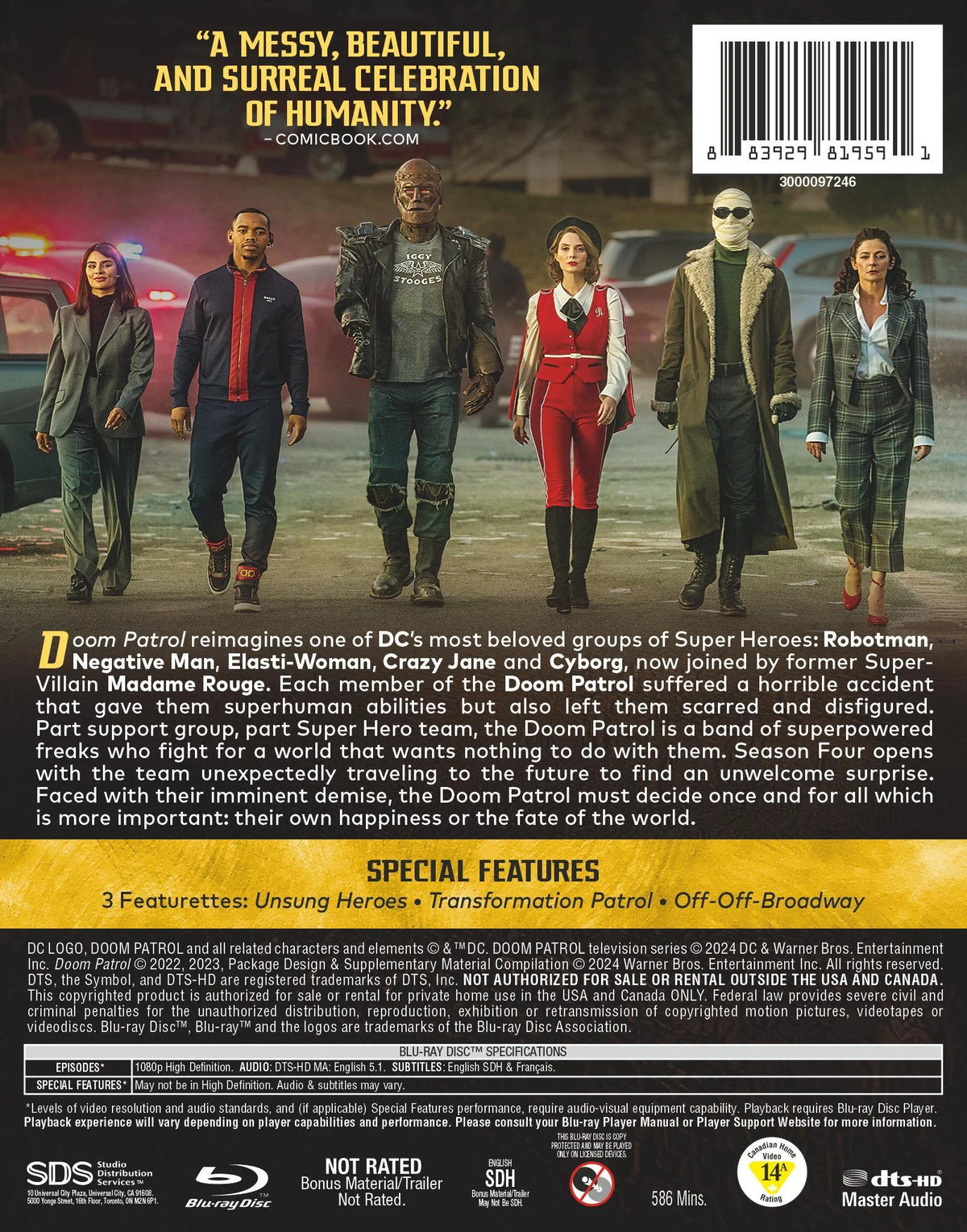 Doom Patrol: The Complete Fourth Season (Blu-ray) W847703