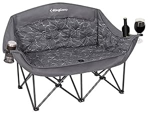 XL Oversized 2 Person Padded Folding Camping Chair V156727