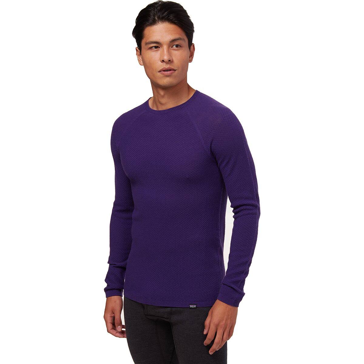 Purple Men's L Crew D95447
