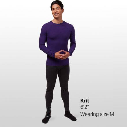 Purple Men's L Crew D95447