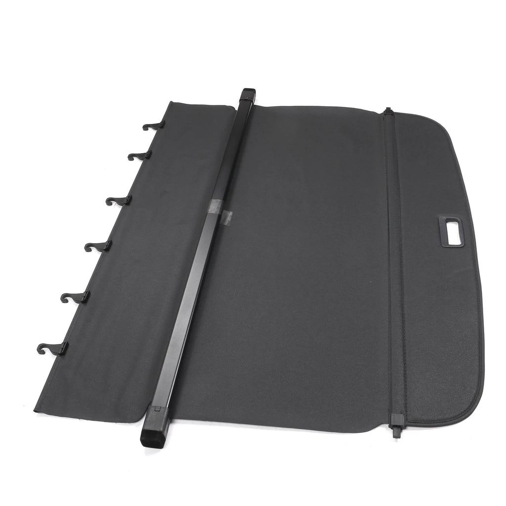 Black PVC & Aluminum Rod Retractable Cargo Cover B3184