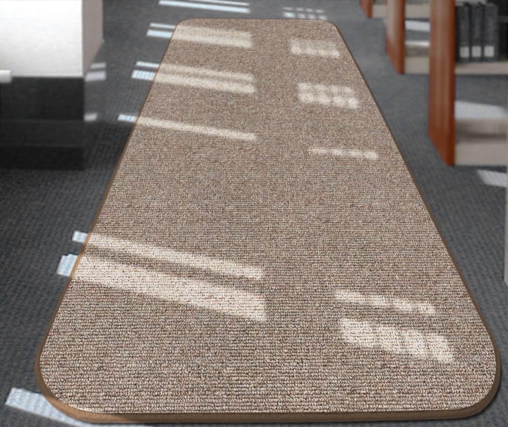 Pebble Beige 6 Feet X 36 Inches Skid-Resistant Carpet Runner V7441