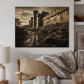 Natural Pine Wood Architecture Print E400208