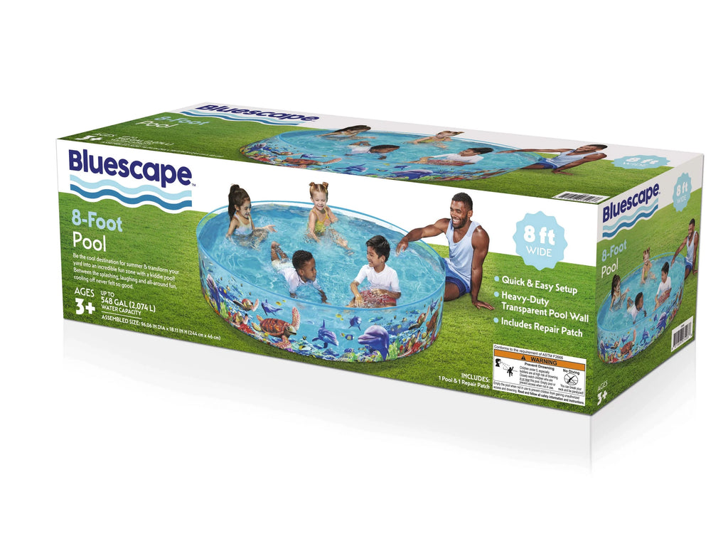 Round Above-Ground Kiddie Pool 8' x 18 H672
