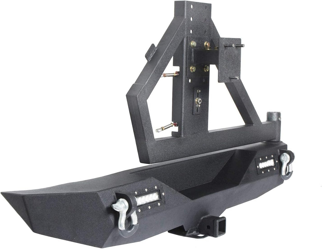 Steel Front and Rear Bumper with Tire Carrier W118093