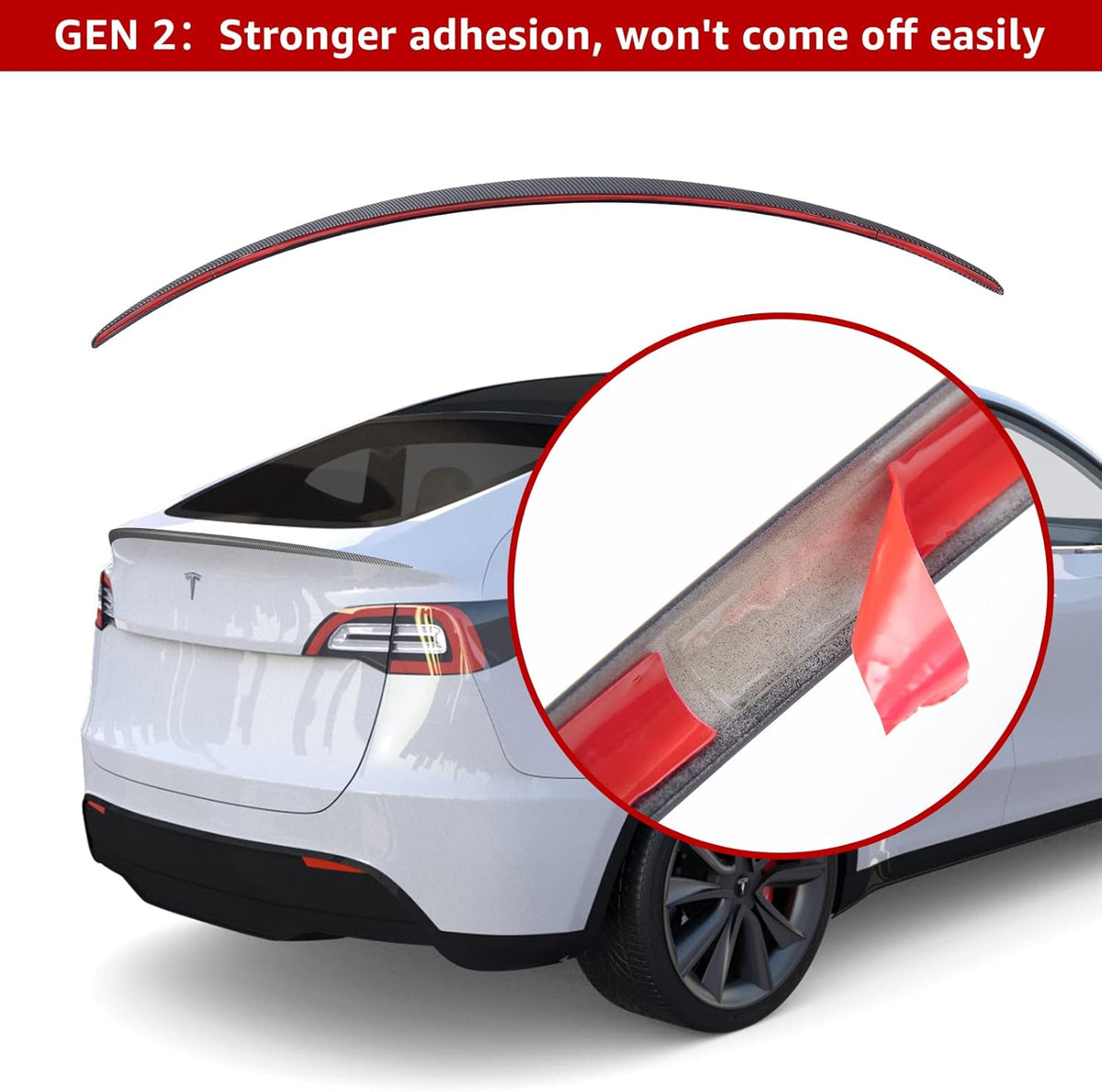 Matte Carbon Fiber Trunk Wing Spoiler N984