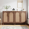 Set of 2 Rattan Sideboard Buffet with Storage Z9874