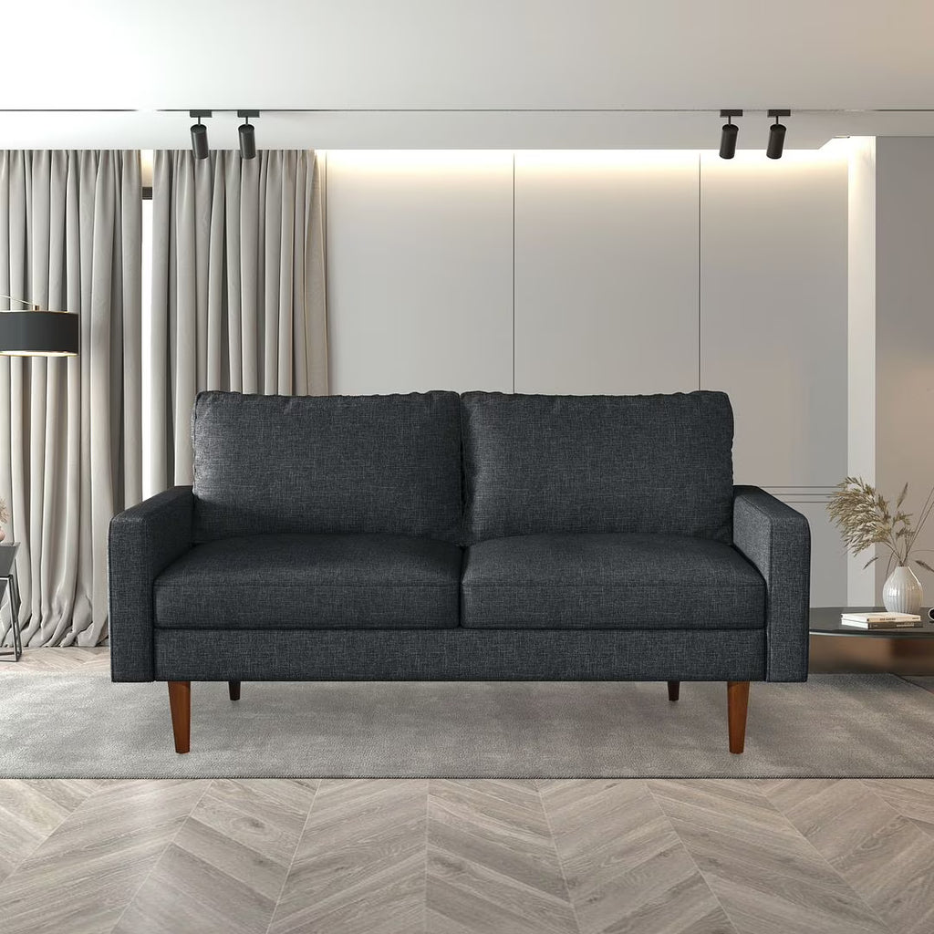 Dark Gray Linen Sleeper Sofa Couch S44913