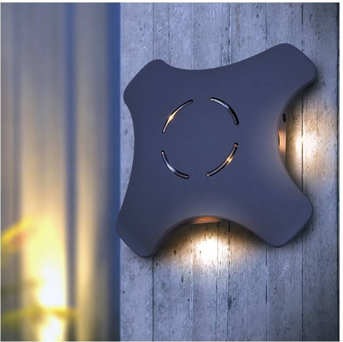 Satin Aluminum 7 Light LED Pathway E63238