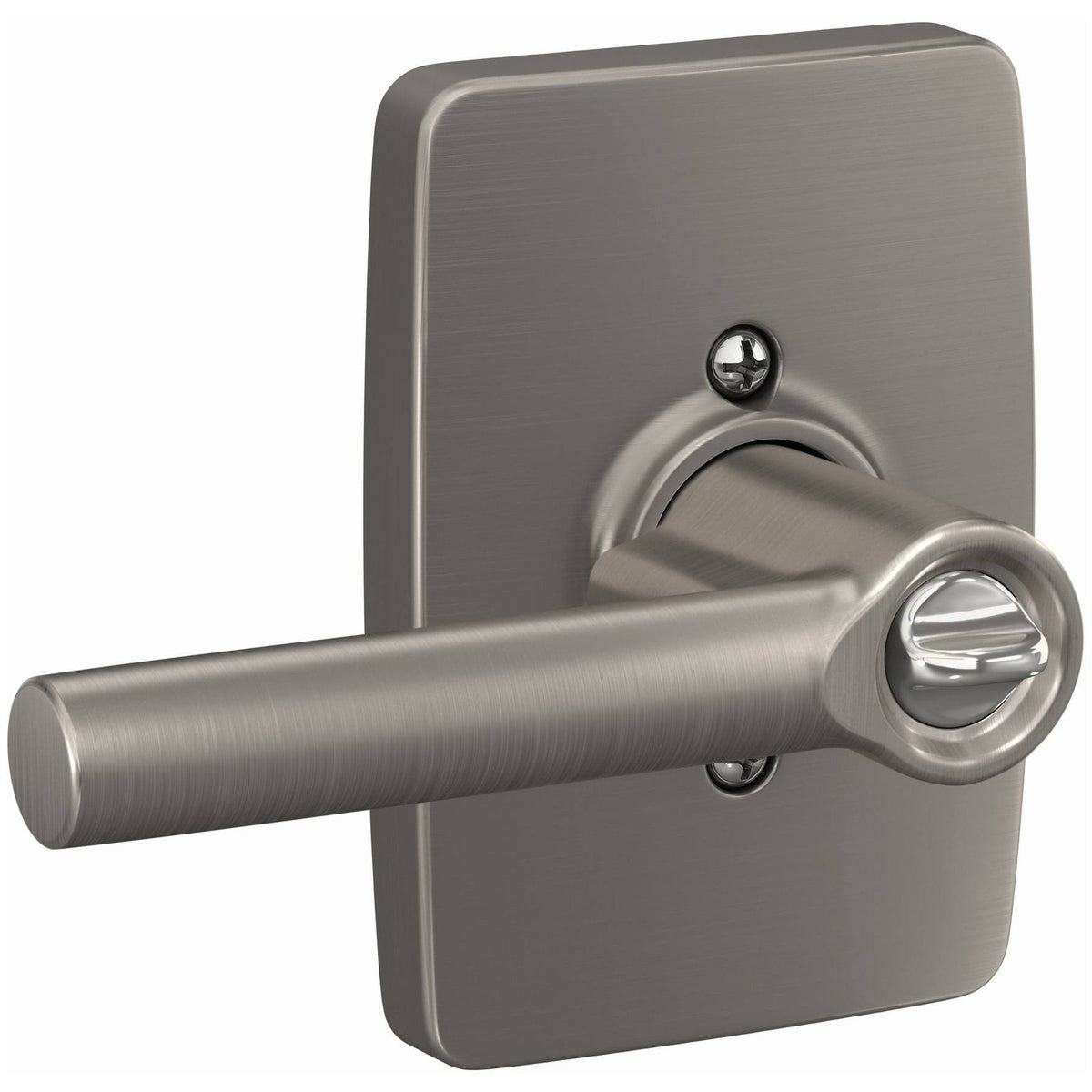 Matte Black Door Lever Set B6591