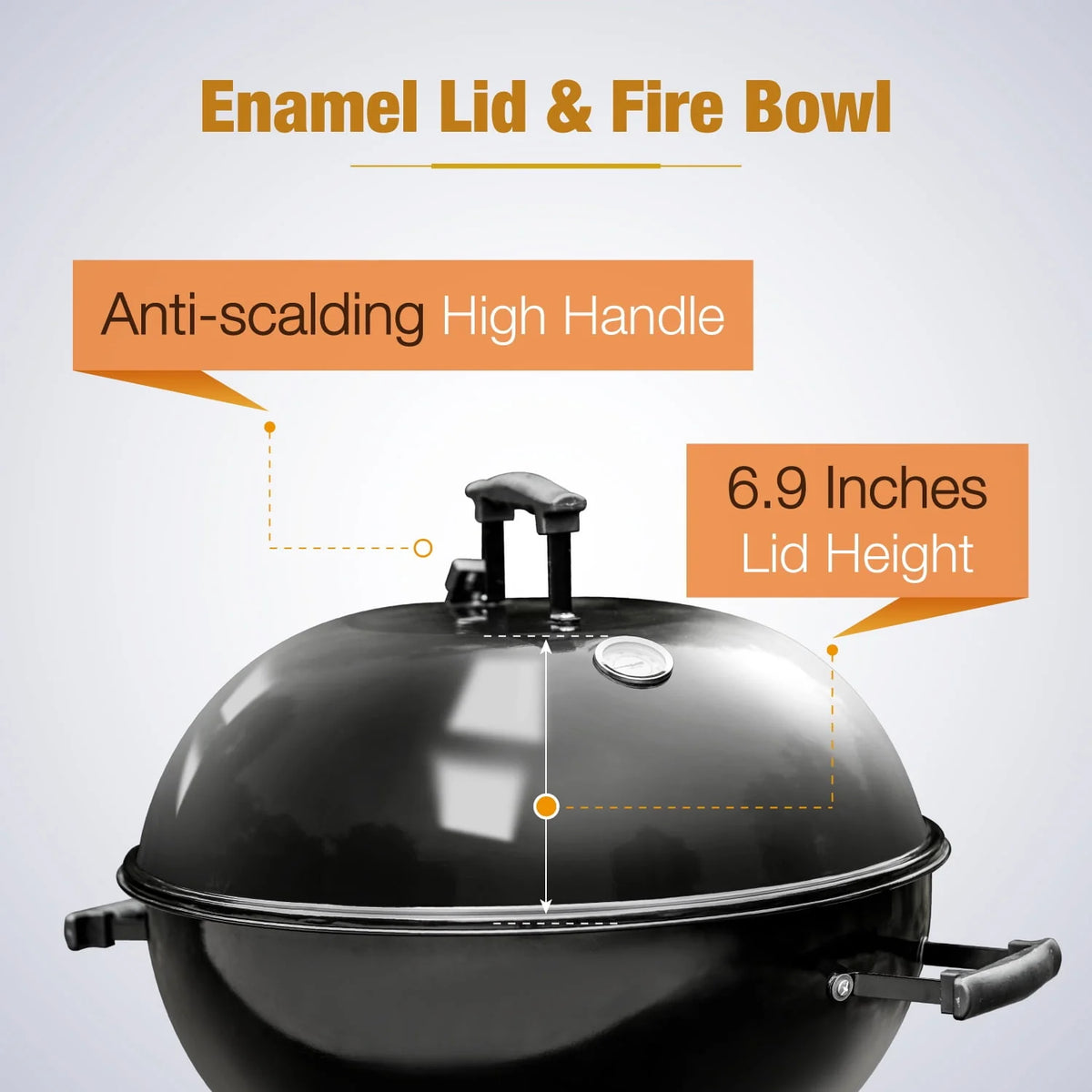Portable Charcoal BBQ Grill R717
