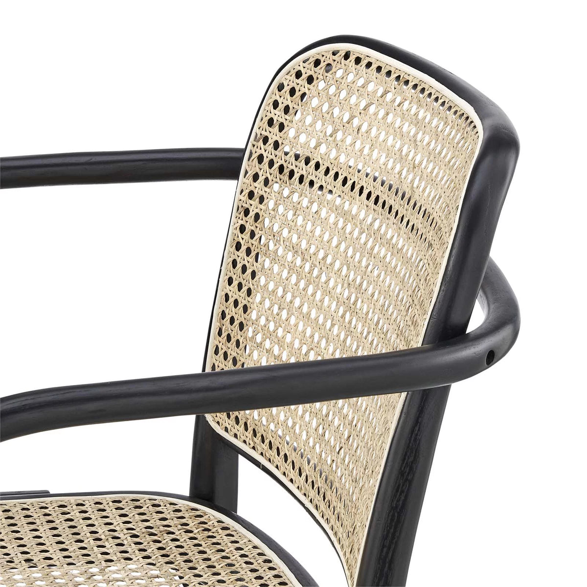 Black Wood Side Dining Chair O457216