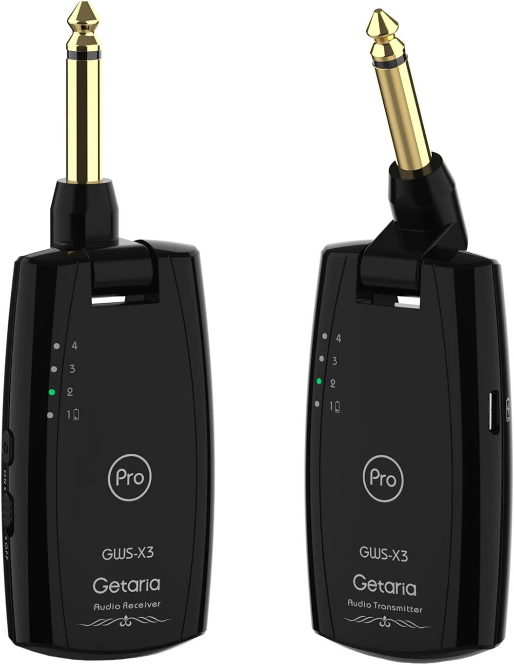 Wireless Guitar Transmitter Receiver System for Electric Bass Guitar Cable Adapter L406675