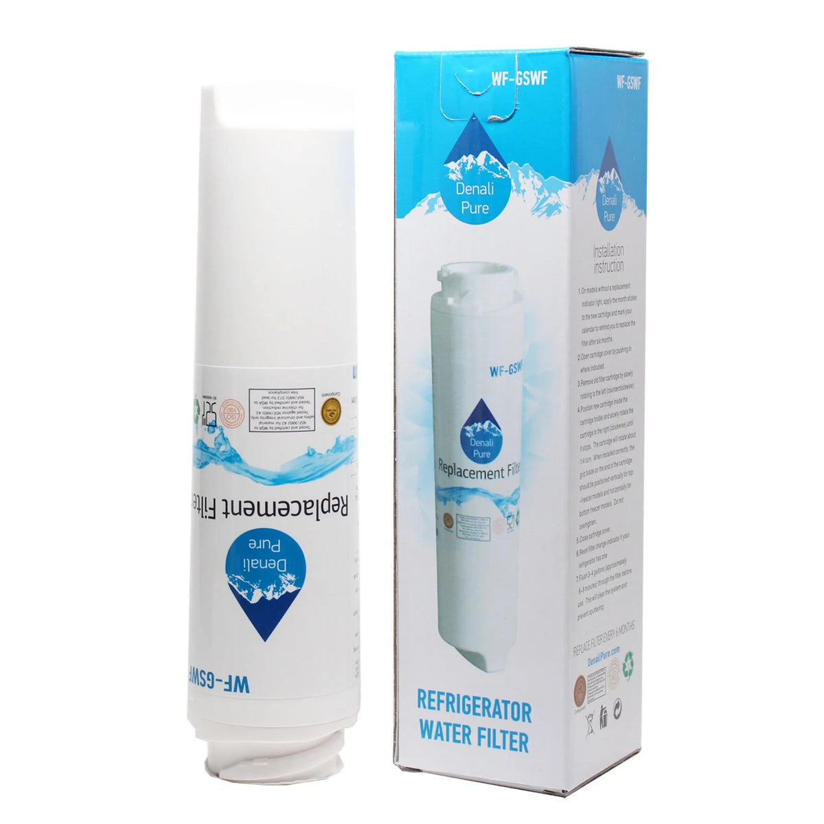 6-Pack Replacement Refrigerator Water Filter B680