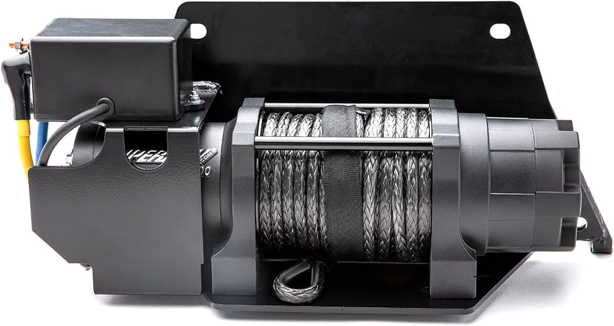 6000 lb. Ready-Fit Winch, 266.1 Gear Ratio, 50 Foot Remote, 3/16 Inch Steel, Permanent Magnet DC 12V, 1.9 HP Motor Y934480