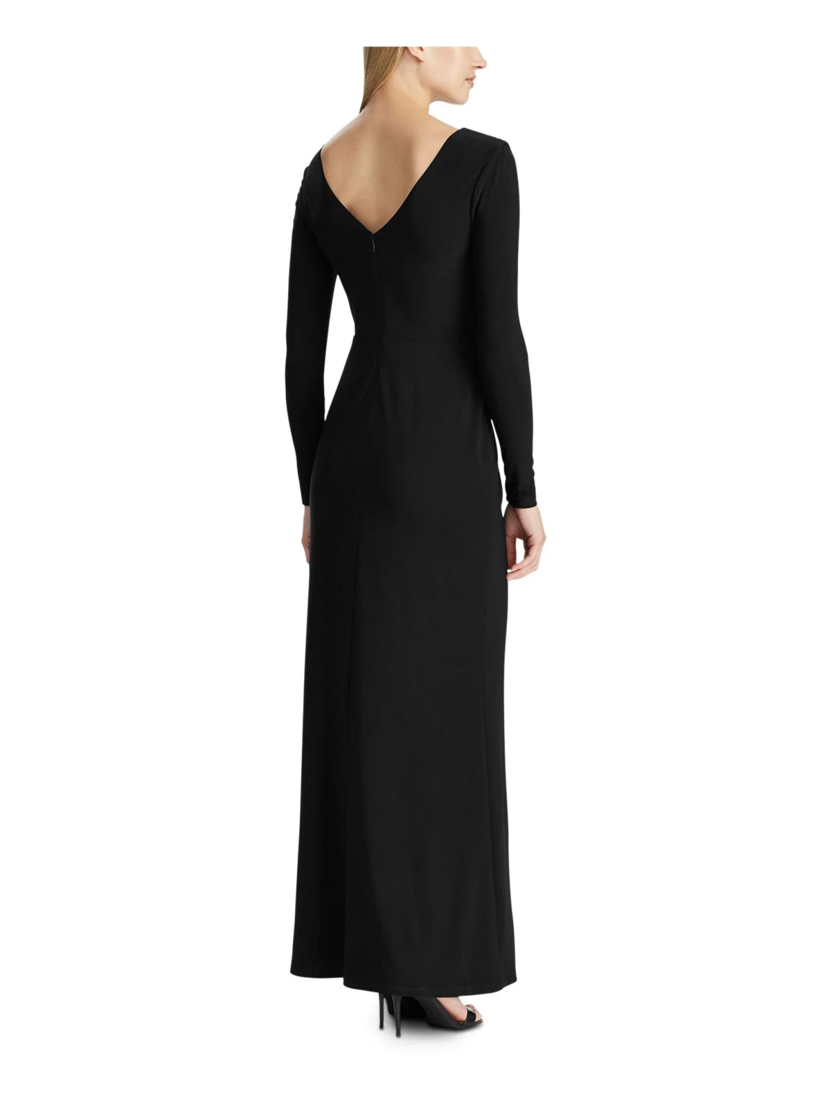 Black Long Sleeve Maxi Dress F26245