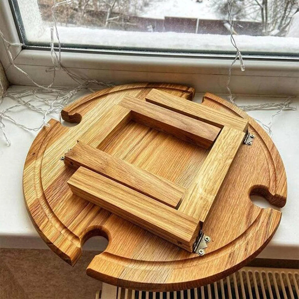 Wooden Collapsible Round Folding Table P419