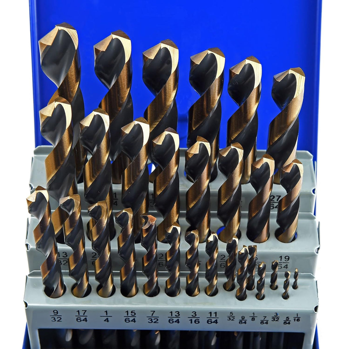 29 Piece High Speed Steel M2 Twist Drill Bit Set G710286