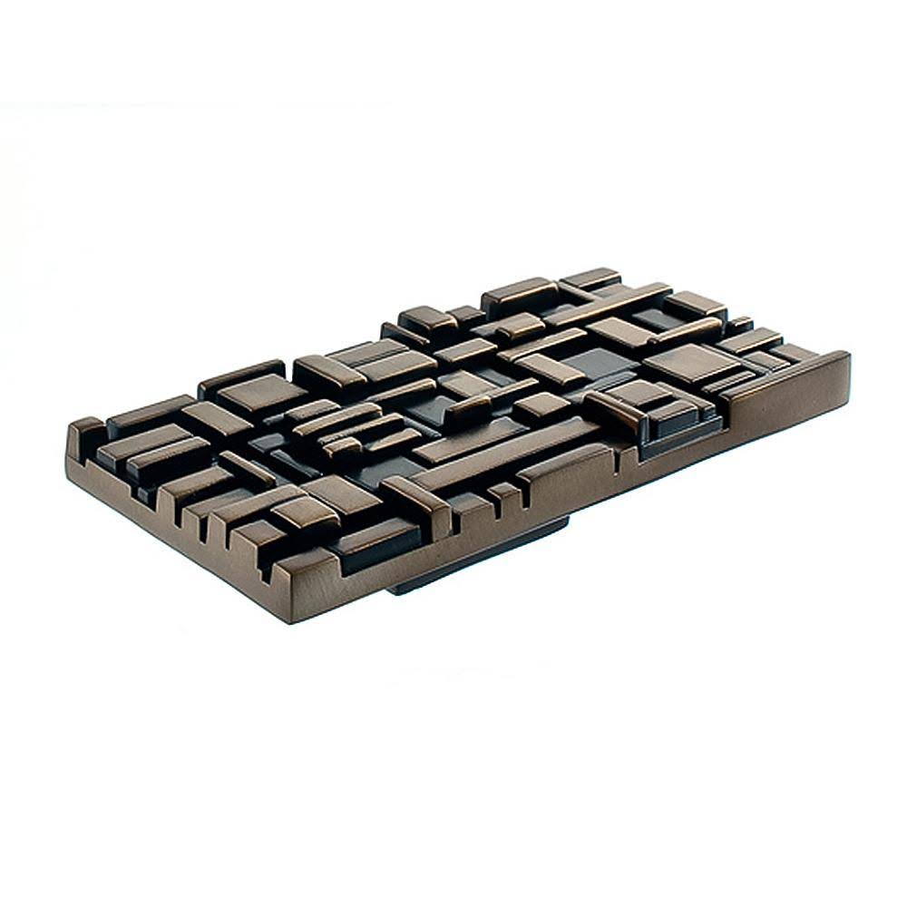 White Rectangular Cabinet Pull H117062