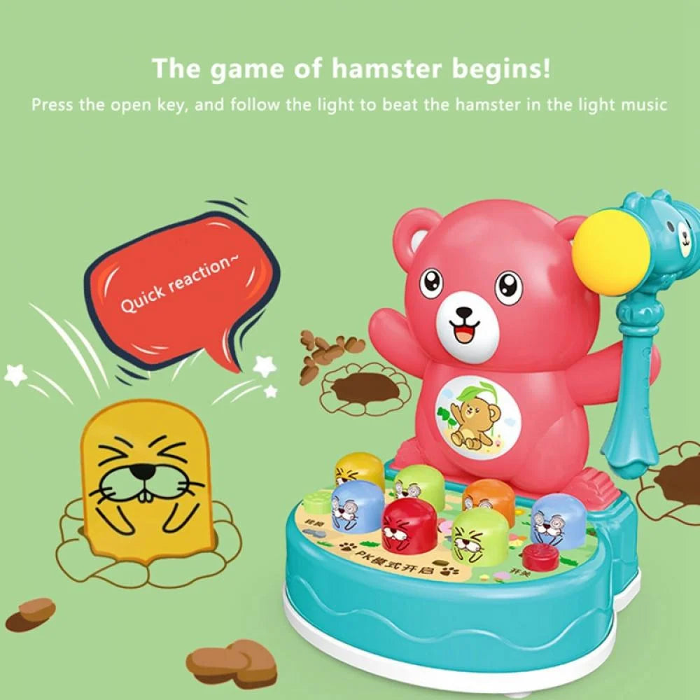Hammering and Pounding Toys Desktop Hitting Hamster Game Toy C927266