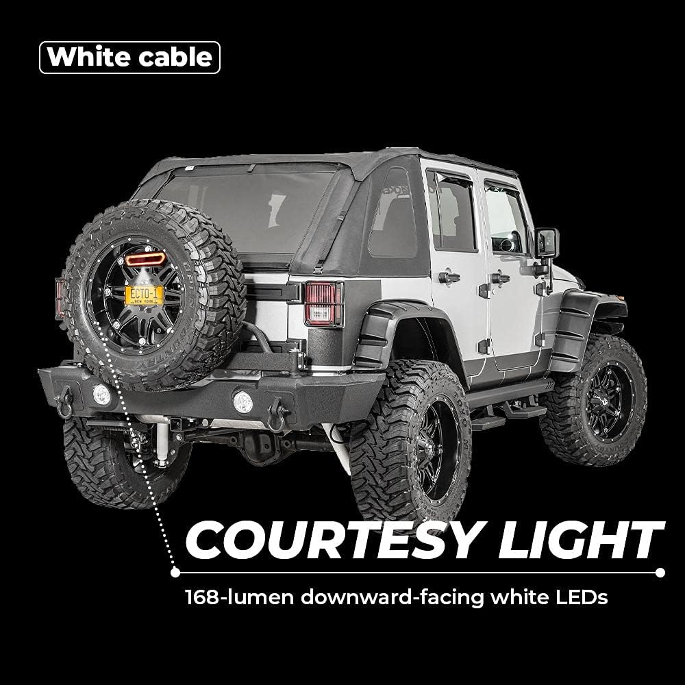 UTV Chase LED Tail Light Brake Light Bar with 5 Modes Pack of 2 P7223